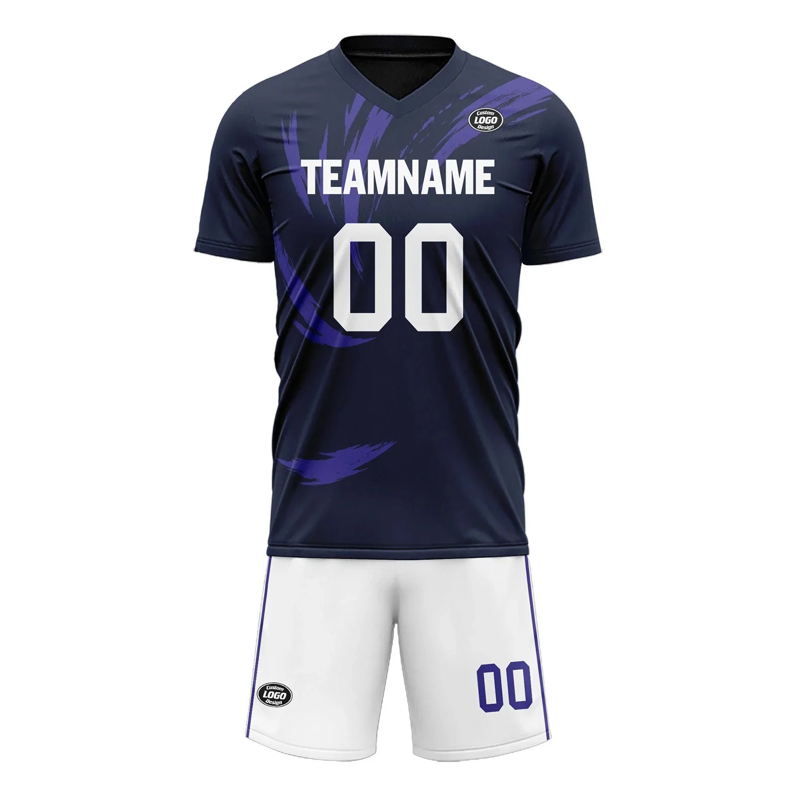 Custom Blue Purple Soccer Sets Jersey Personalized SCJ101-D28017 - Coolcustomize