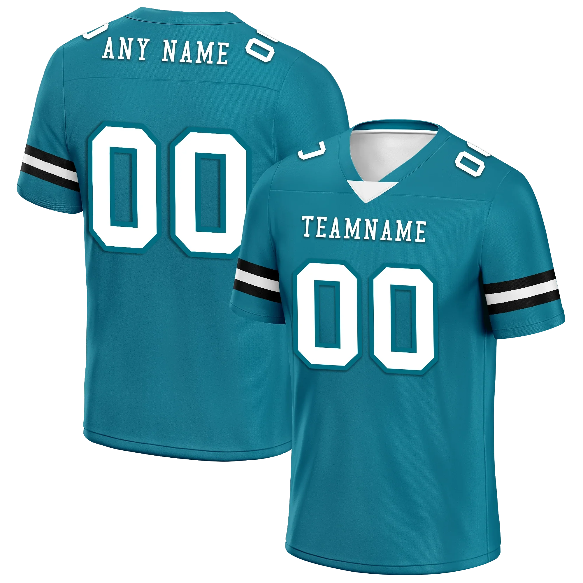 Custom Blue Classic Style Personalized Authentic Football Jersey FBJ02-bd0a70be - Coolcustomize