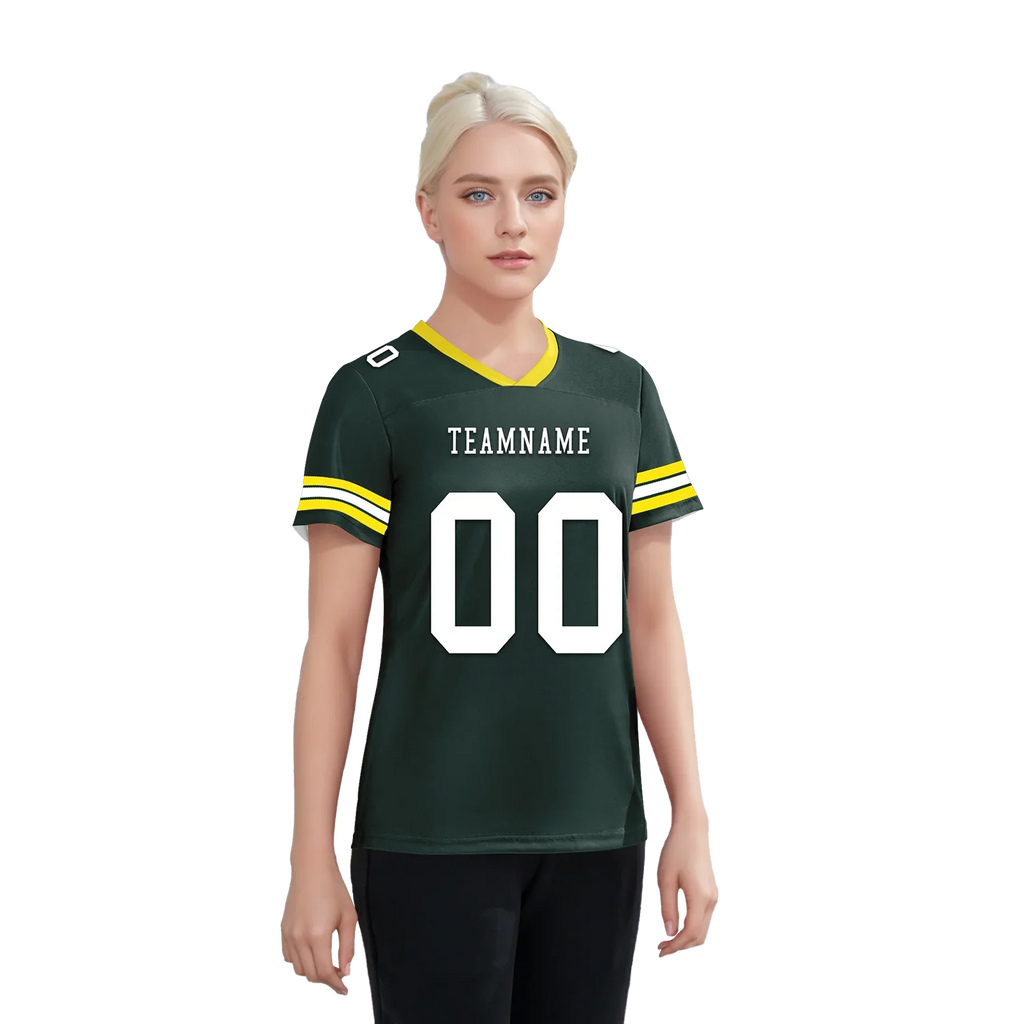 Custom Green Classic Style Personalized Authentic Football Jersey FBJ02-bd0a7007 - Coolcustomize