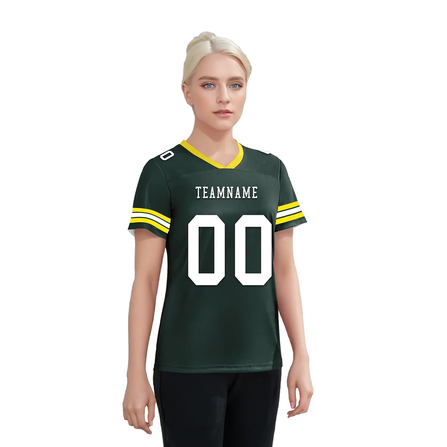 Custom Green Classic Style Personalized Authentic Football Jersey FBJ02-bd0a7007 - Coolcustomize