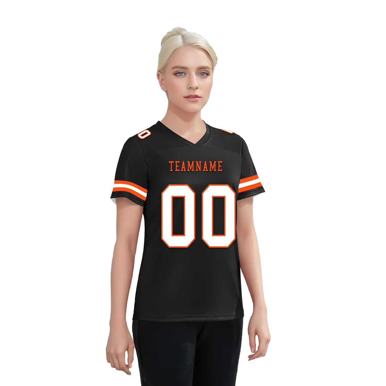 Custom Black Classic Style Personalized Authentic Football Jersey FBJ02-bd0a70c0 - Coolcustomize