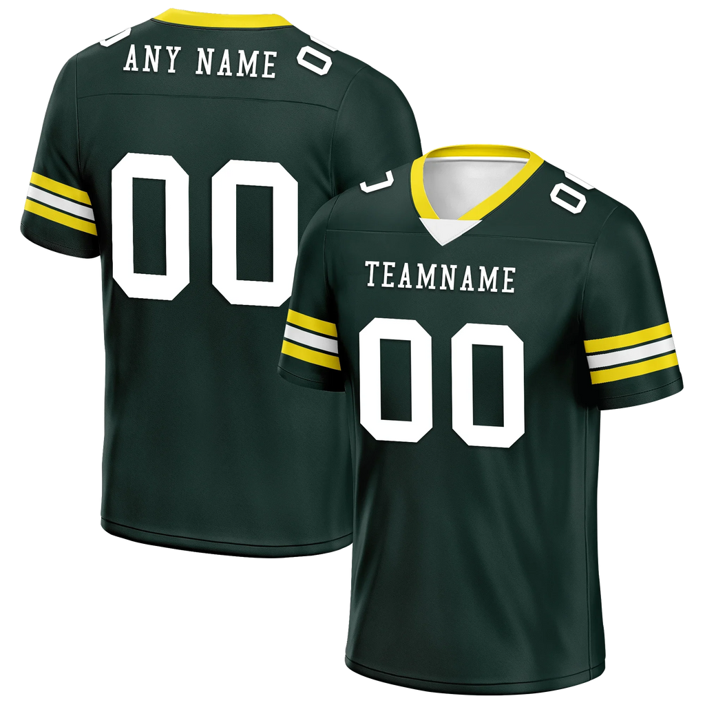 Custom Green Classic Style Personalized Authentic Football Jersey FBJ02-bd0a7007 - Coolcustomize