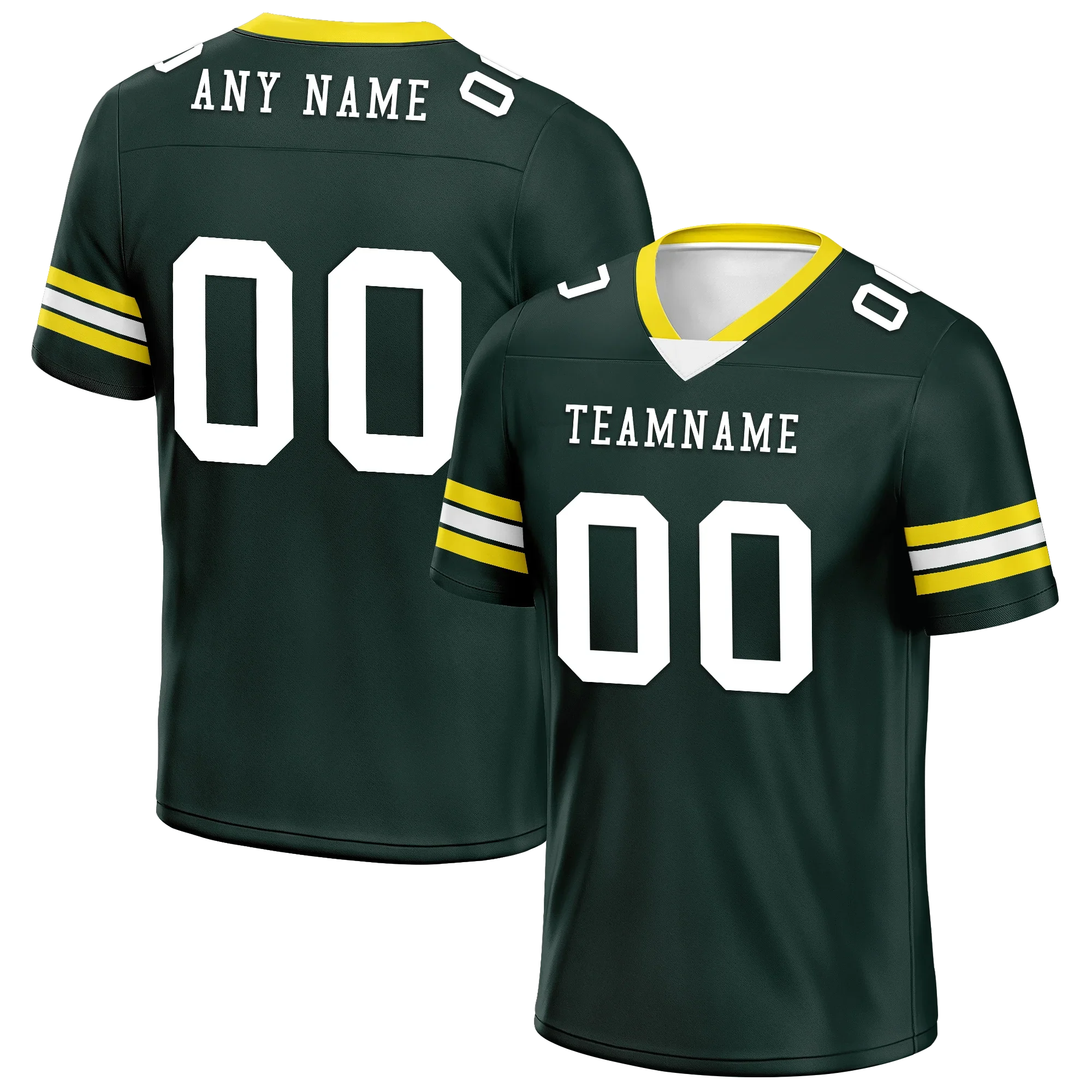 Custom Green Classic Style Personalized Authentic Football Jersey FBJ02-bd0a7007 - Coolcustomize