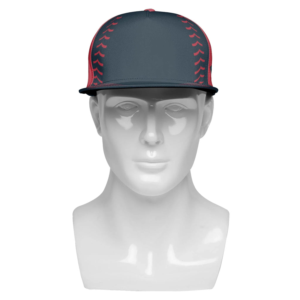 Custom Sport Design Hat Stitched Adjustable Snapback Personalized Baseball Cap PR067B-bd0b00d9-f - Coolcustomize
