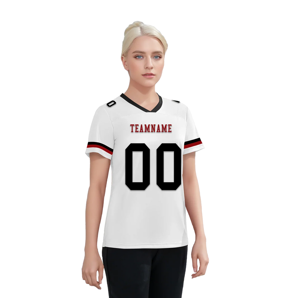 Custom White Black Classic Style Personalized Authentic Football Jersey FBJ02-bd0a700b - Coolcustomize