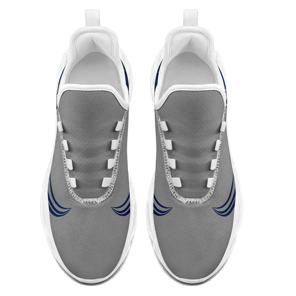 Custom Grey Jersey MaxSoul Shoes and Hat Combo Offer Personalized ZH-bd0b00e0-ac - Coolcustomize