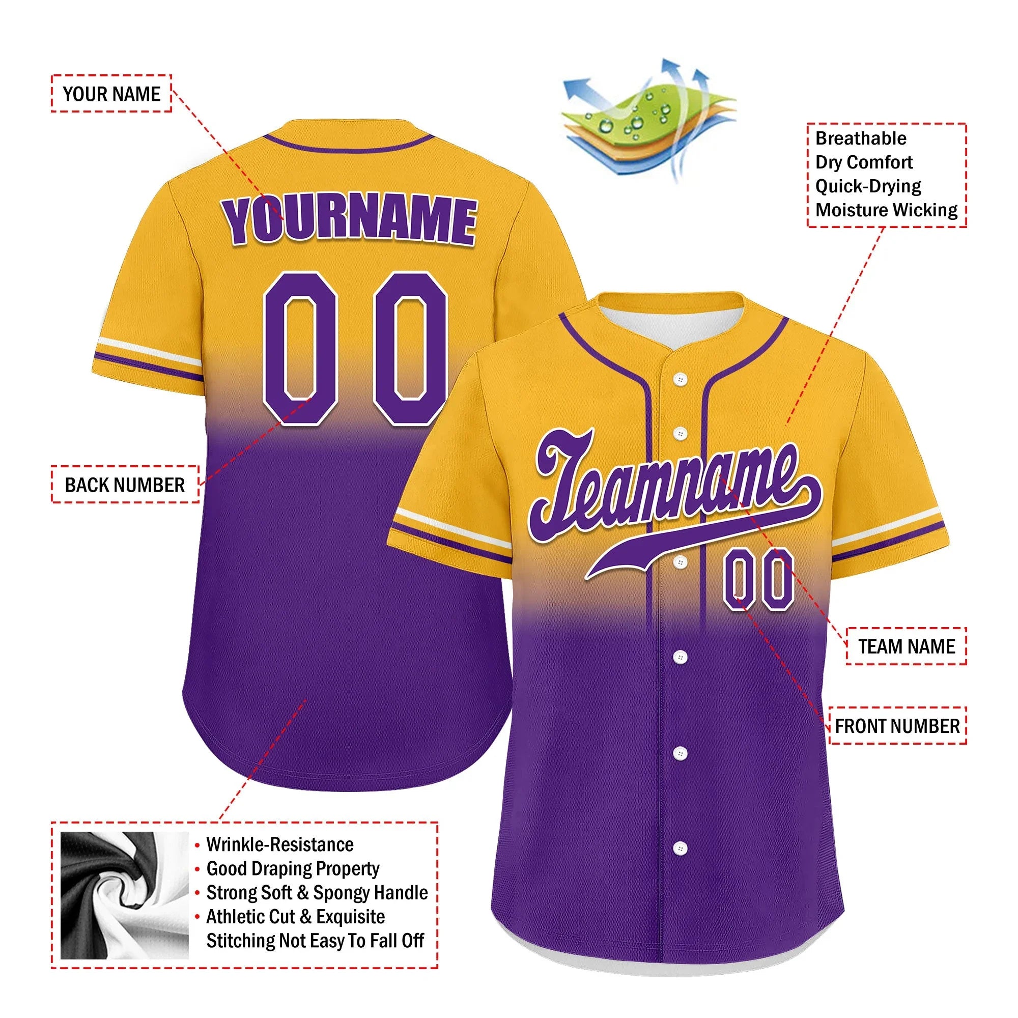 Custom Yellow Purple Jersey MaxSoul Shoes and Hat Combo Offer Personalized ZH-bd0b007e-7 - Coolcustomize