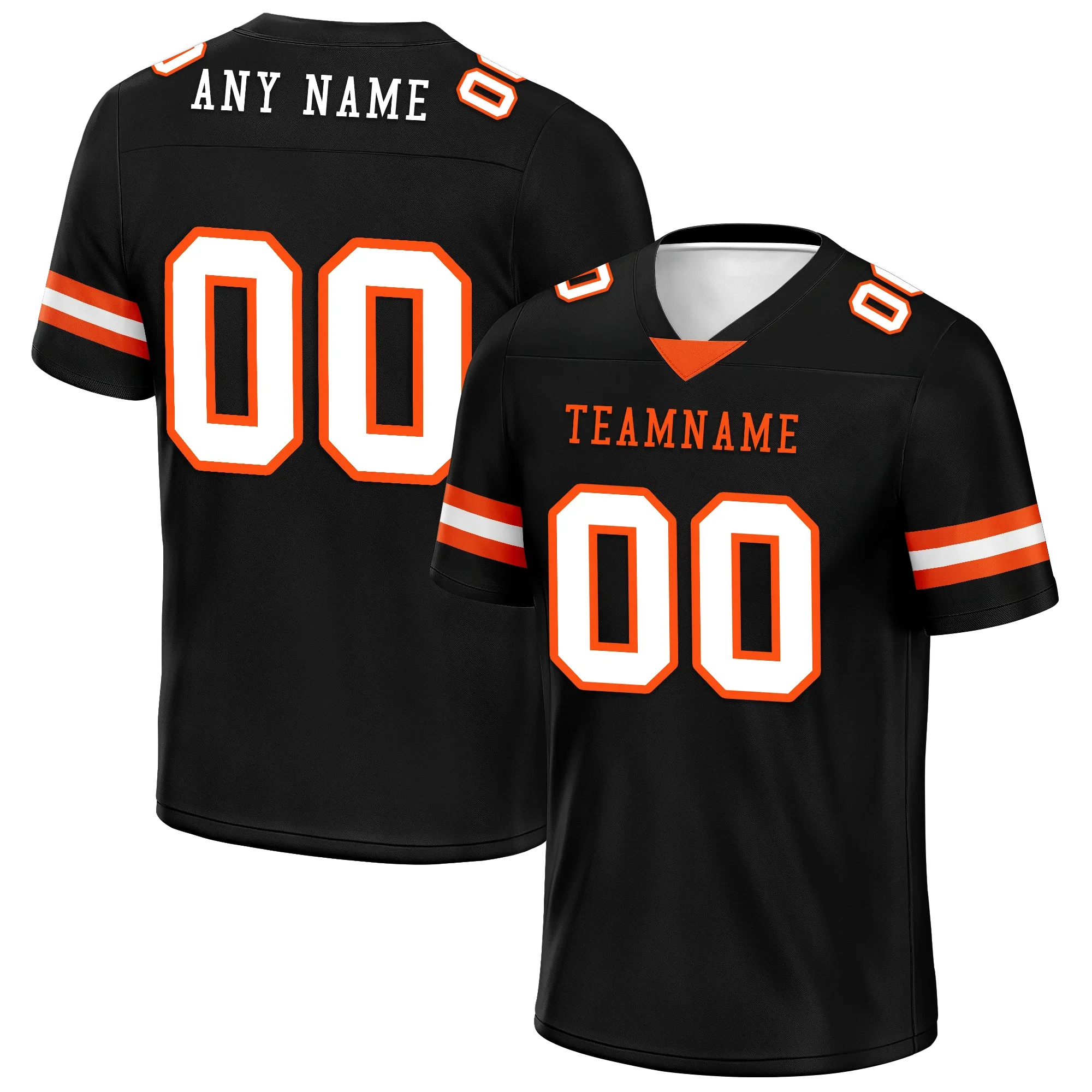 Custom Black Classic Style Personalized Authentic Football Jersey FBJ02-bd0a70c0 - Coolcustomize