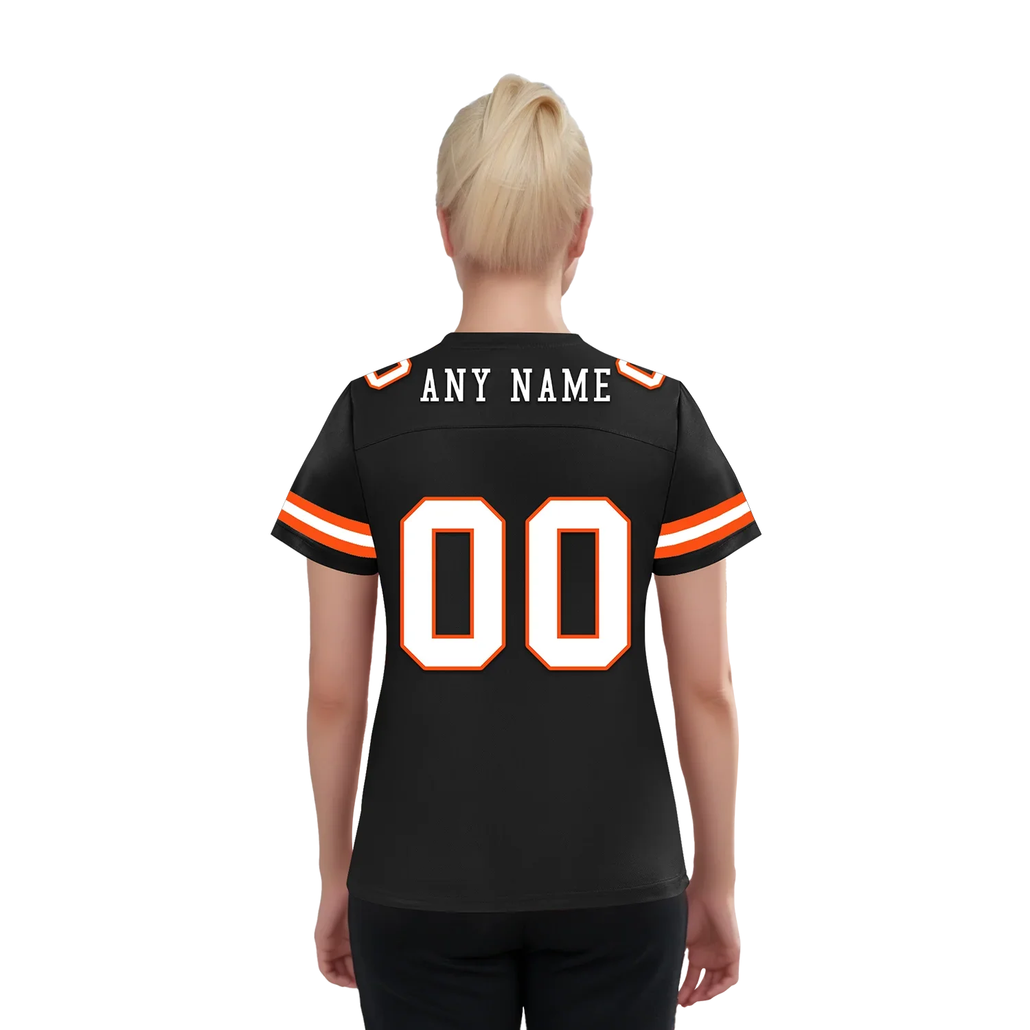Custom Black Classic Style Personalized Authentic Football Jersey FBJ02-bd0a70c0 - Coolcustomize
