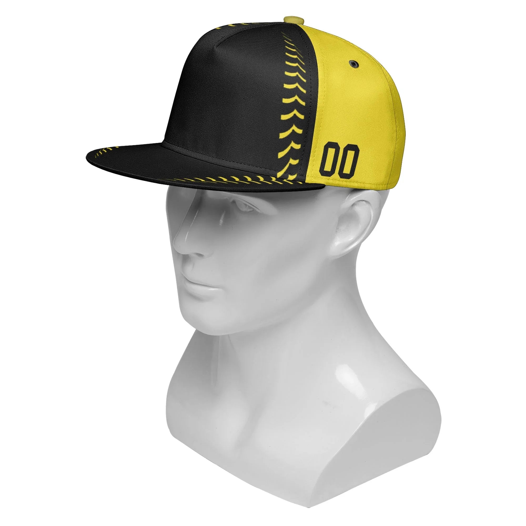 Custom Sport Design Hat Stitched Adjustable Snapback Personalized Baseball Cap PR067B-bd0b00d9-b7 - Coolcustomize