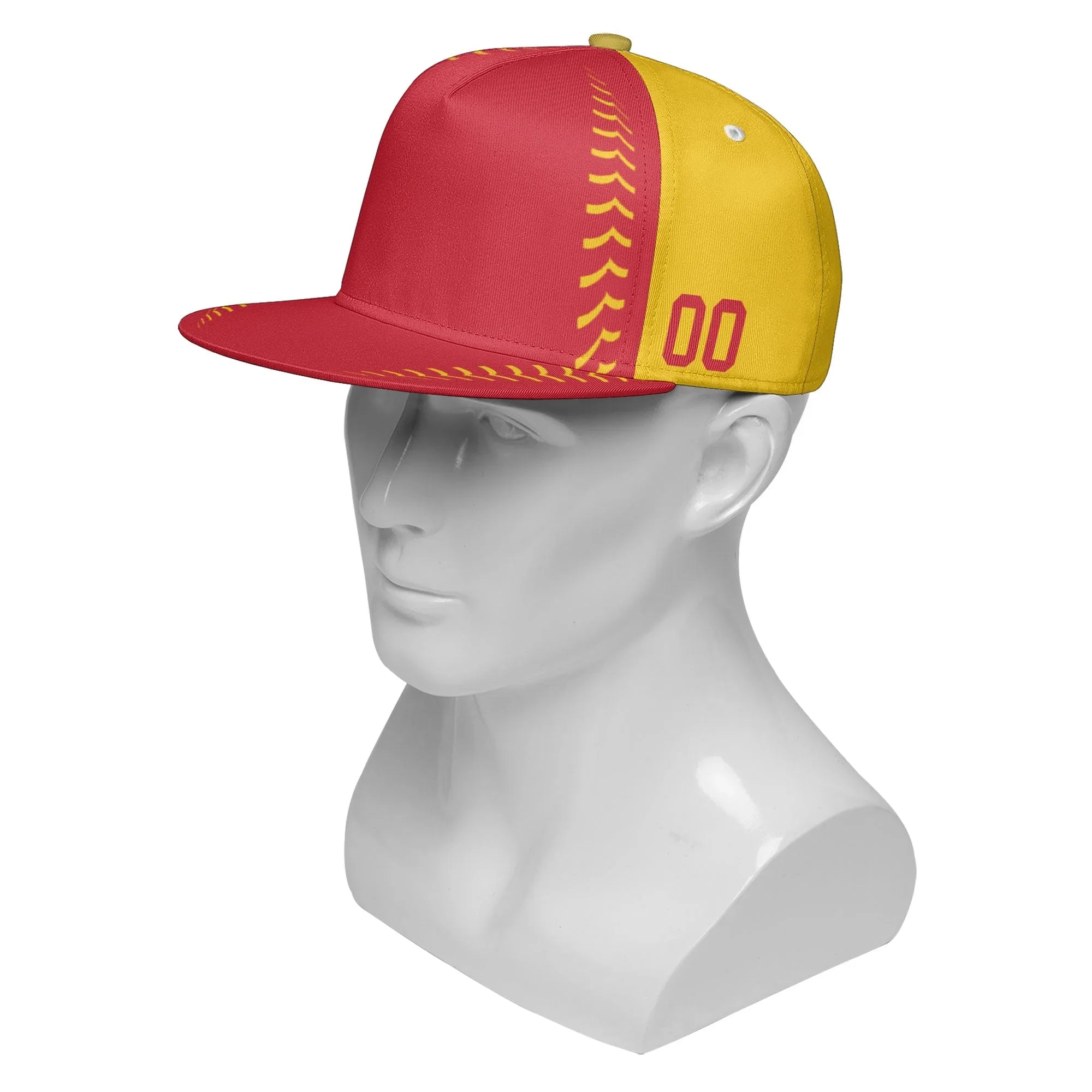Custom Sport Design Hat Stitched Adjustable Snapback Personalized Baseball Cap PR067B-bd0b00d9-8 - Coolcustomize