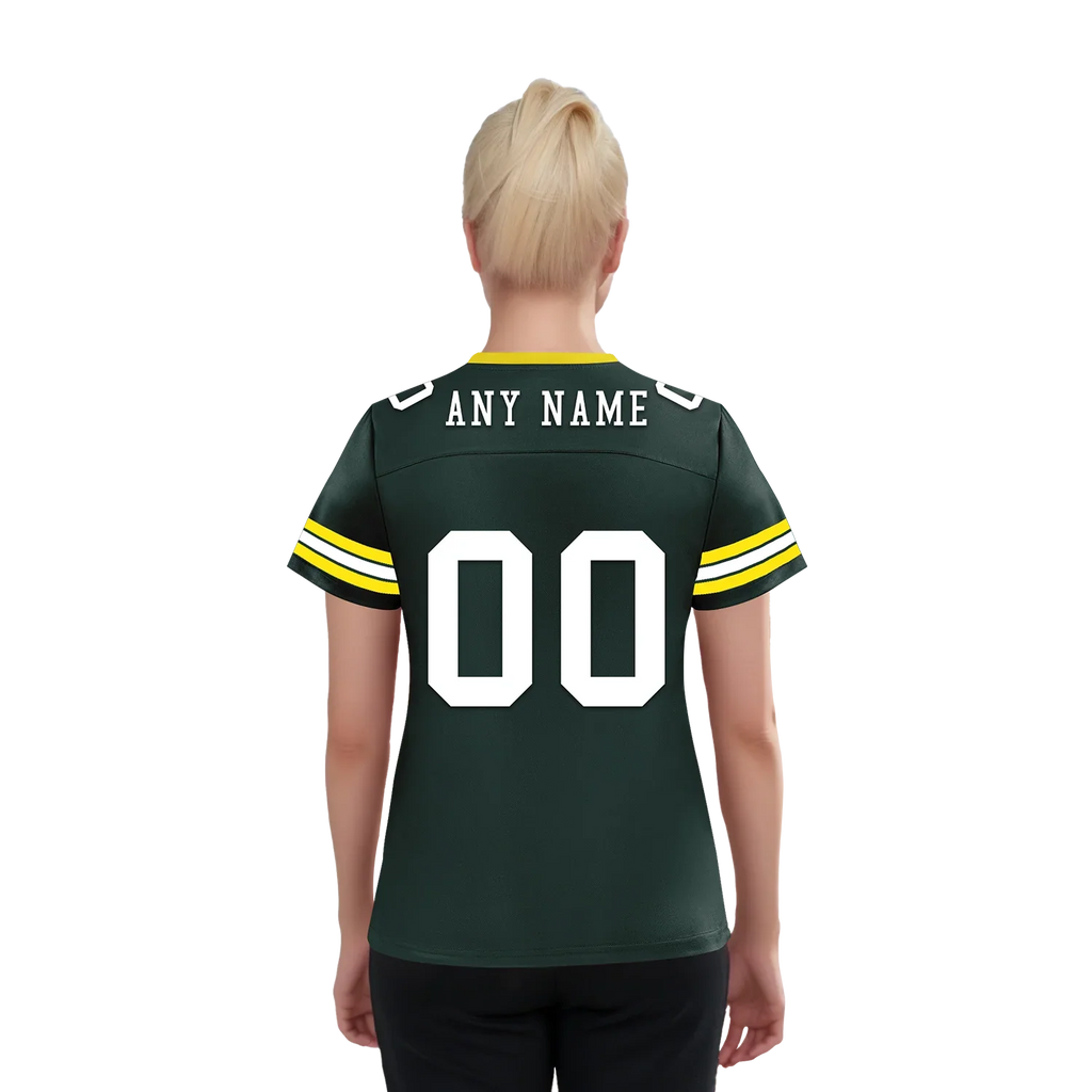 Custom Green Classic Style Personalized Authentic Football Jersey FBJ02-bd0a7007 - Coolcustomize