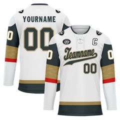 Custom White Personalized Hockey Jersey HCKJ01-D0a70df