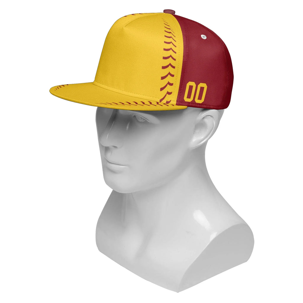 Custom Sport Design Hat Stitched Adjustable Snapback Personalized Baseball Cap PR067B-bd0b00d9-aa - Coolcustomize
