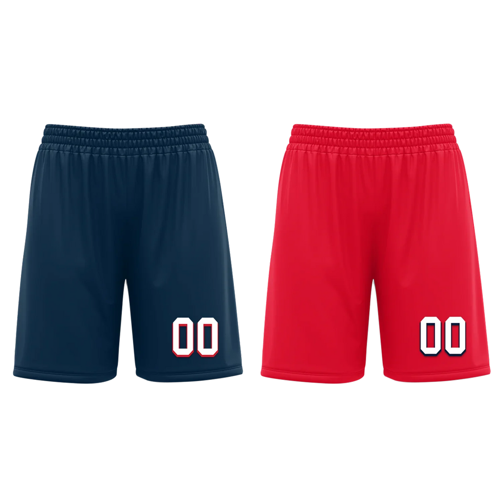 Custom Blue Red Classic Style Reversible Basketball Uniform Personalized Ordinary BBJR-D017021 - Coolcustomize
