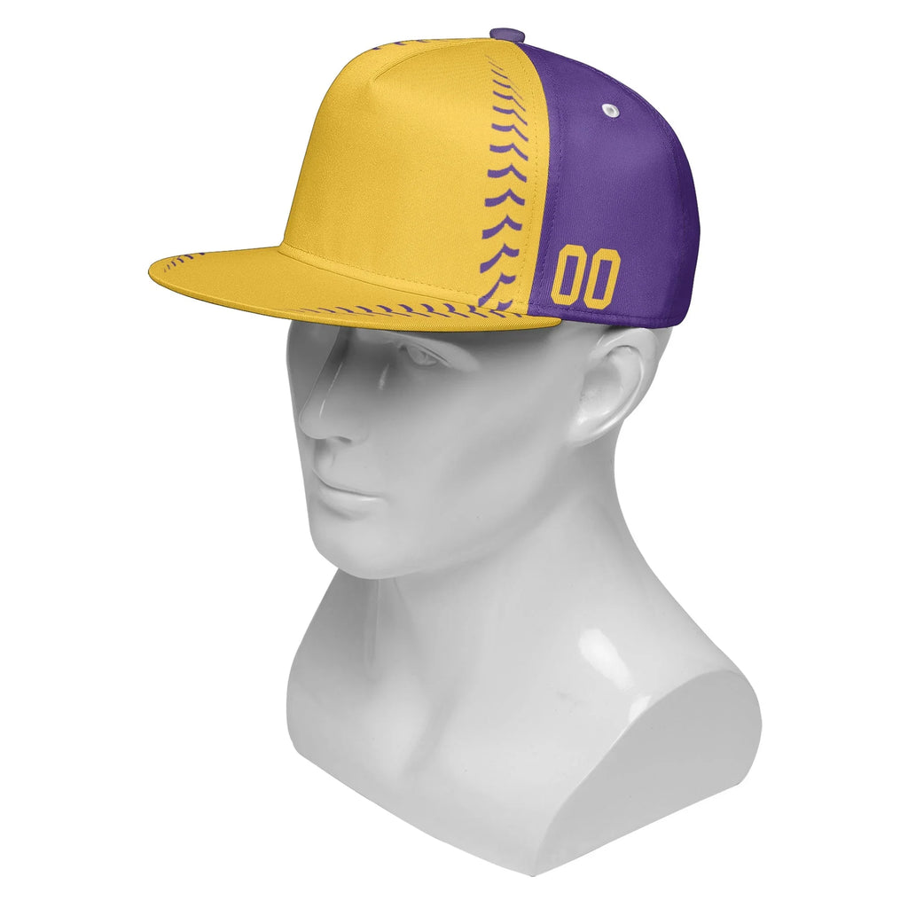 Custom Sport Design Hat Stitched Adjustable Snapback Personalized Baseball Cap PR067B-bd0b00d9-bb - Coolcustomize