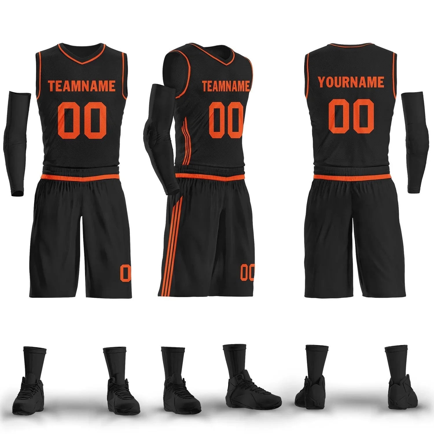 Custom Black Classic Style Sports Uniform Basketball Jersey BBJ01-D020105-7 - Coolcustomize