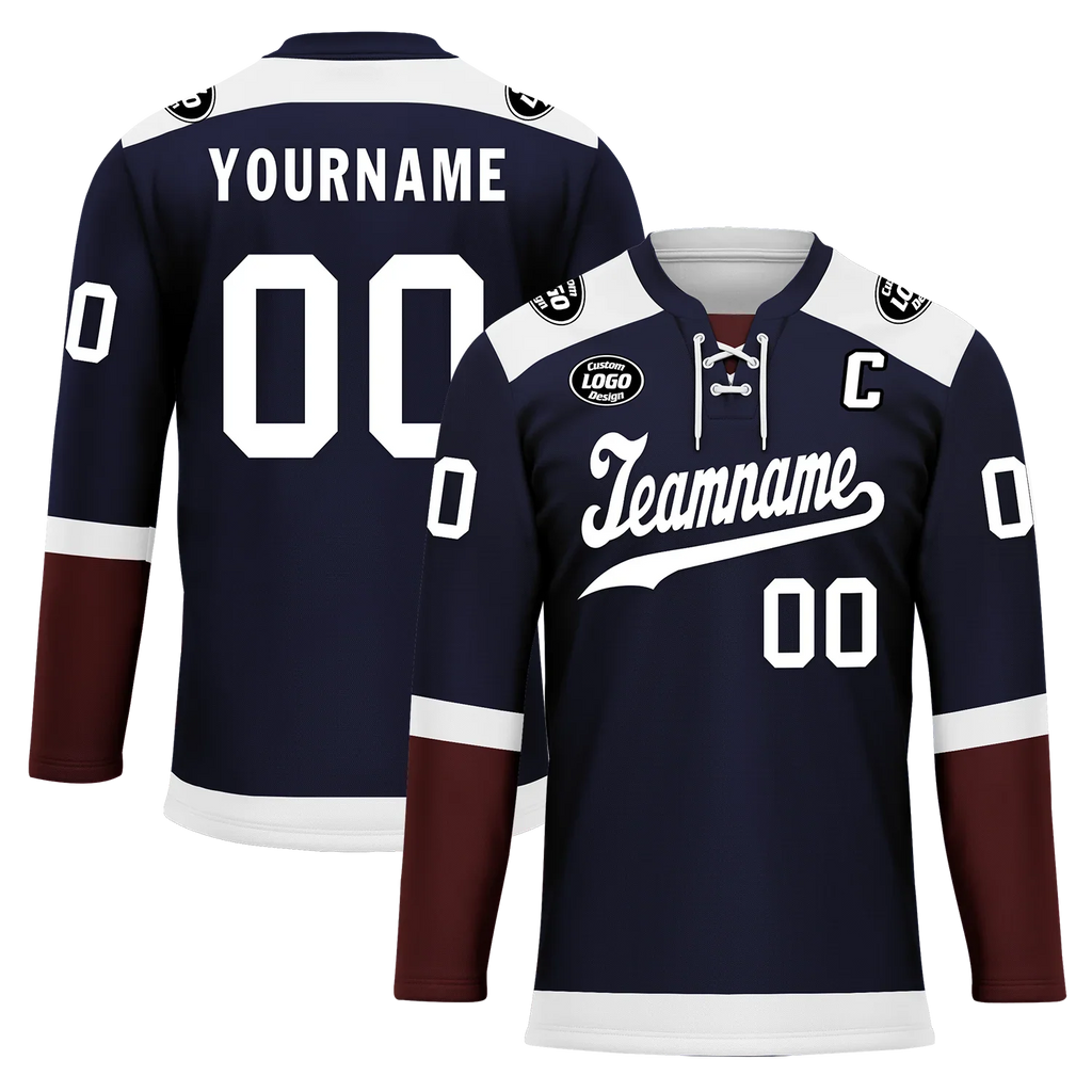 Custom Blue Personalized Hockey Jersey HCKJ01-D0a70eb - Coolcustomize