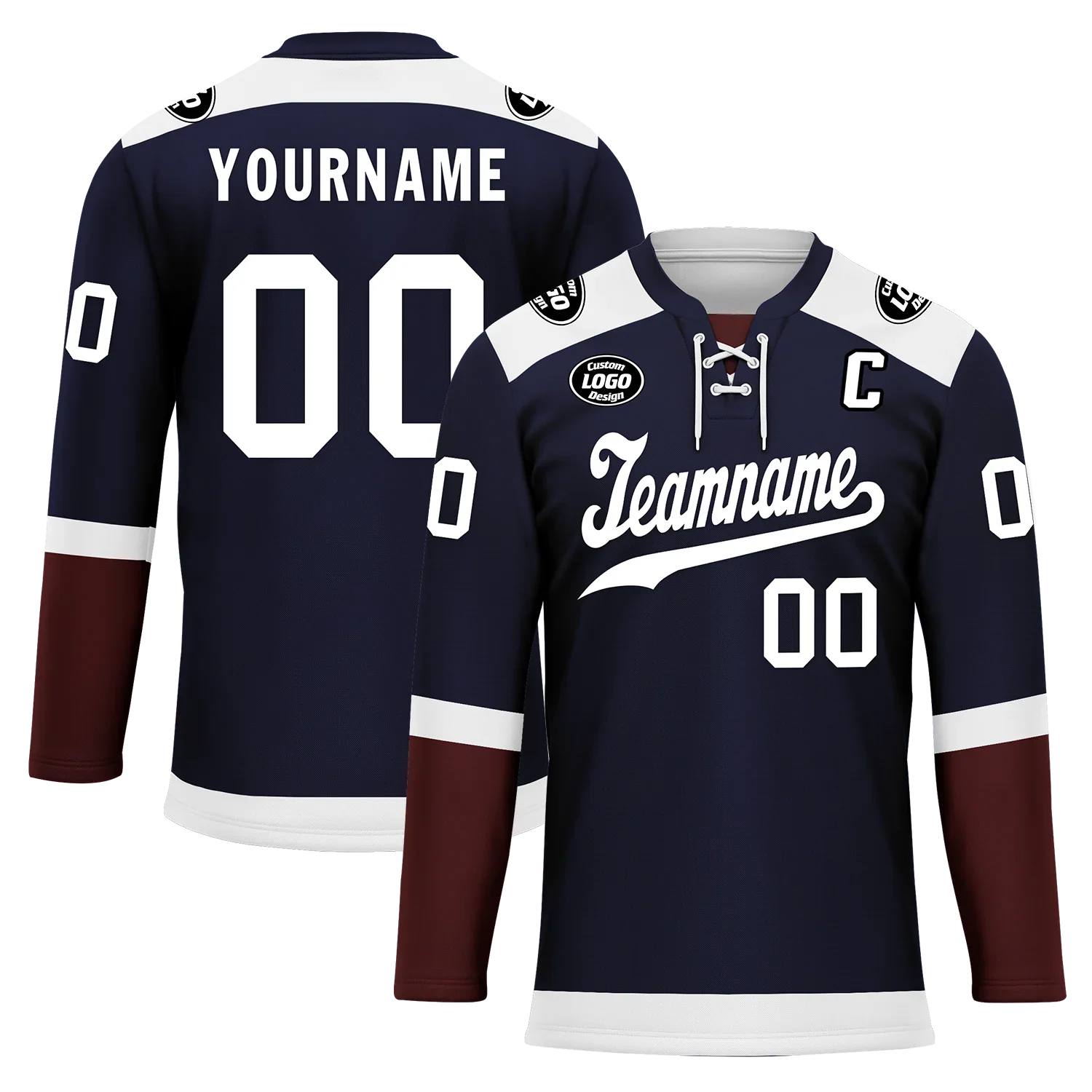 Custom Blue Personalized Hockey Jersey HCKJ01-D0a70eb - Coolcustomize