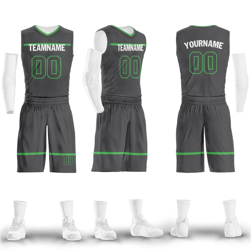 Custom Grey Classic Style Sports Uniform Basketball Jersey BBJ01-bd0a70df - Coolcustomize