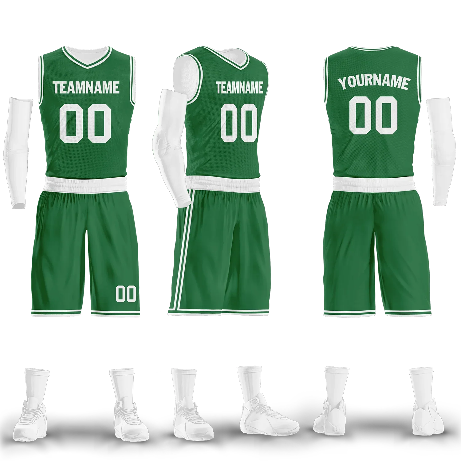 Custom Green Classic Style Sports Uniform Basketball Jersey BBJ01-bd0a700a - Coolcustomize