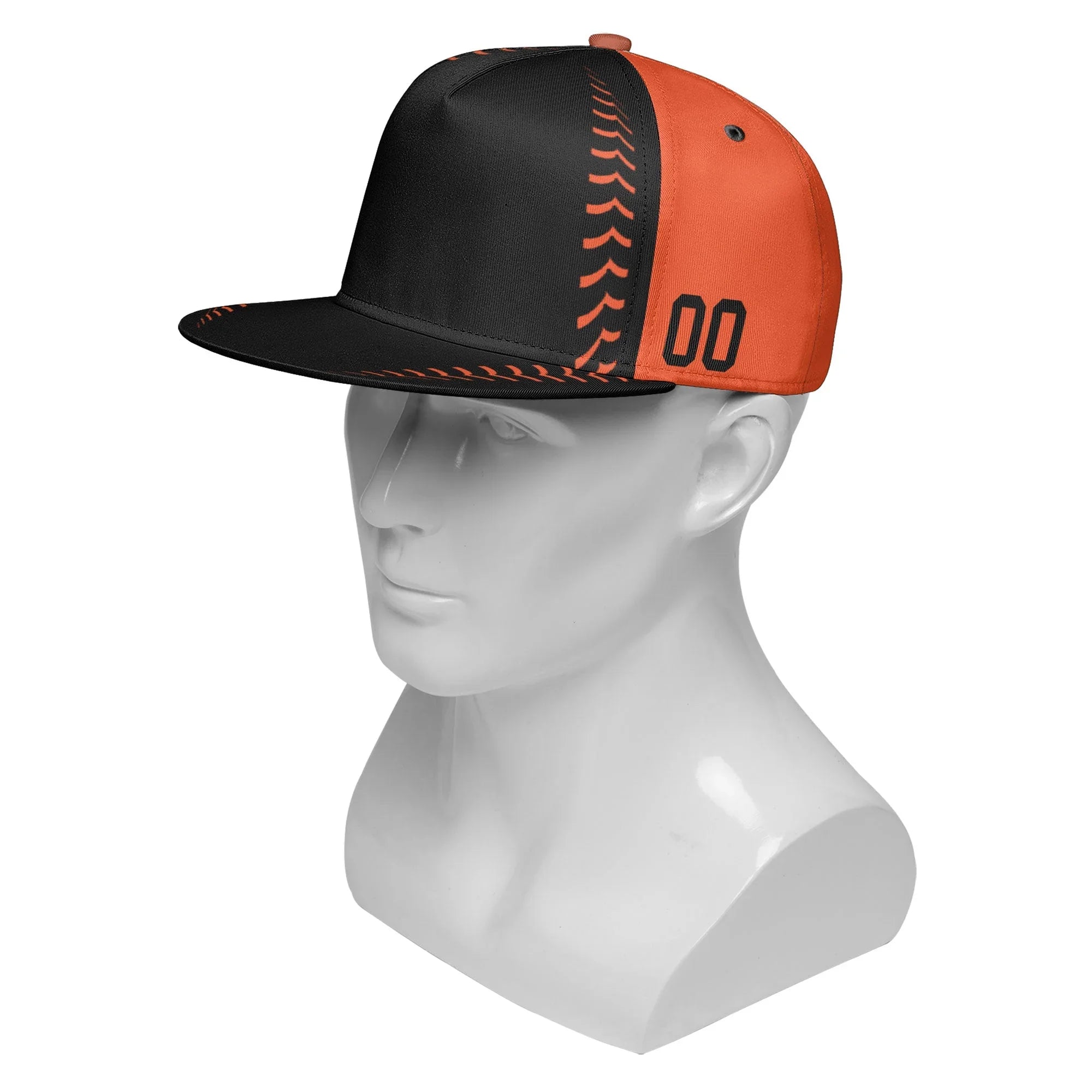 Custom Sport Design Hat Stitched Adjustable Snapback Personalized Baseball Cap PR067B-bd0b00d9-b0 - Coolcustomize