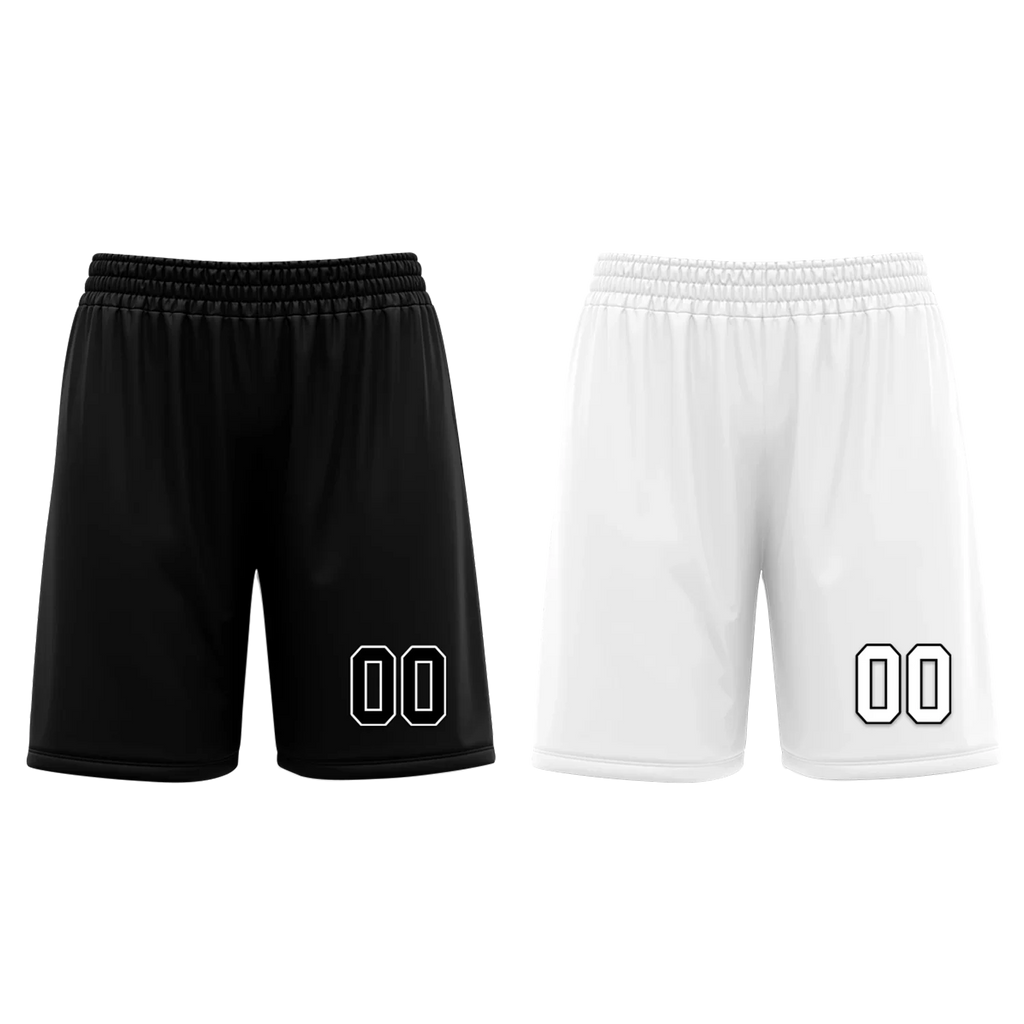 Custom Black White Classic Style Reversible Basketball Uniform Personalized Ordinary BBJR-D017007 - Coolcustomize