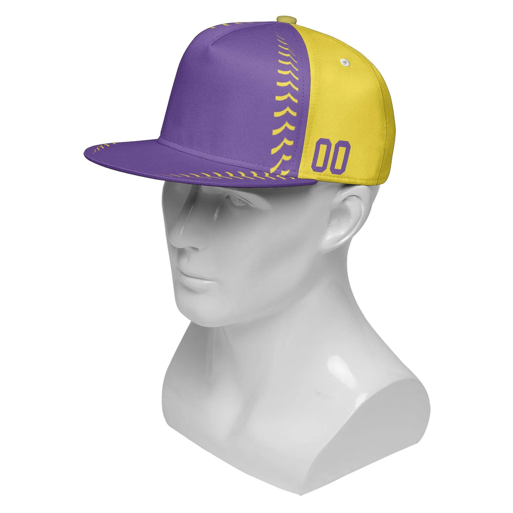 Custom Sport Design Hat Stitched Adjustable Snapback Personalized Baseball Cap PR067B-bd0b00d9-a9 - Coolcustomize