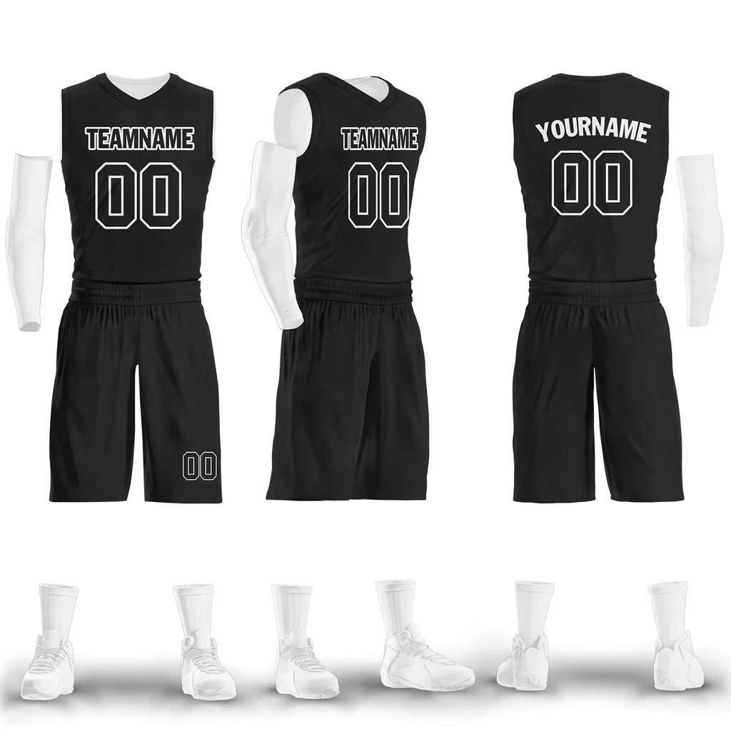 Custom Black Classic Style Sports Uniform Basketball Jersey BBJ01-bd0a7007 - Coolcustomize