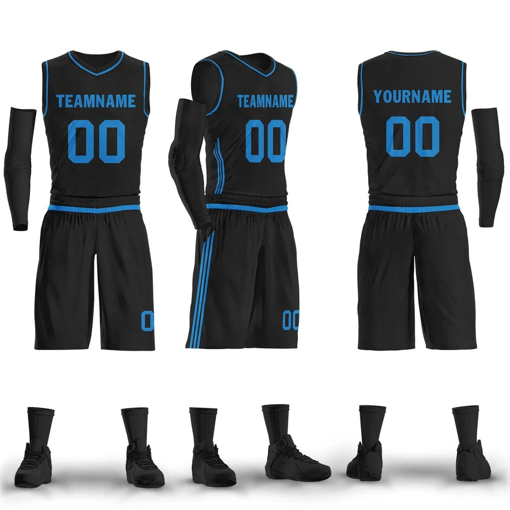 Custom Black Classic Style Sports Uniform Basketball Jersey BBJ01-D020105-6 - Coolcustomize