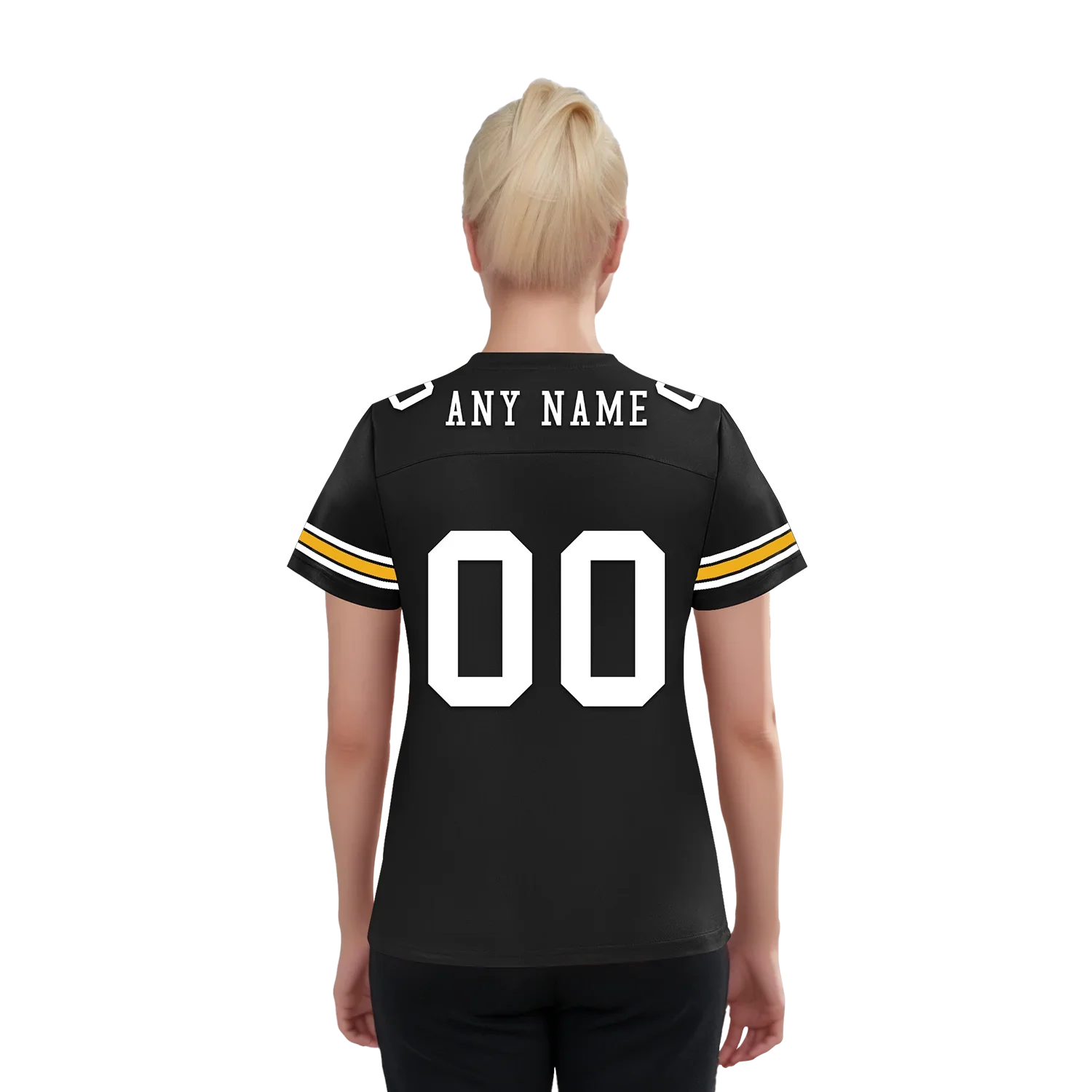 Custom Black Classic Style Personalized Authentic Football Jersey FBJ02-bd0a70a8 - Coolcustomize