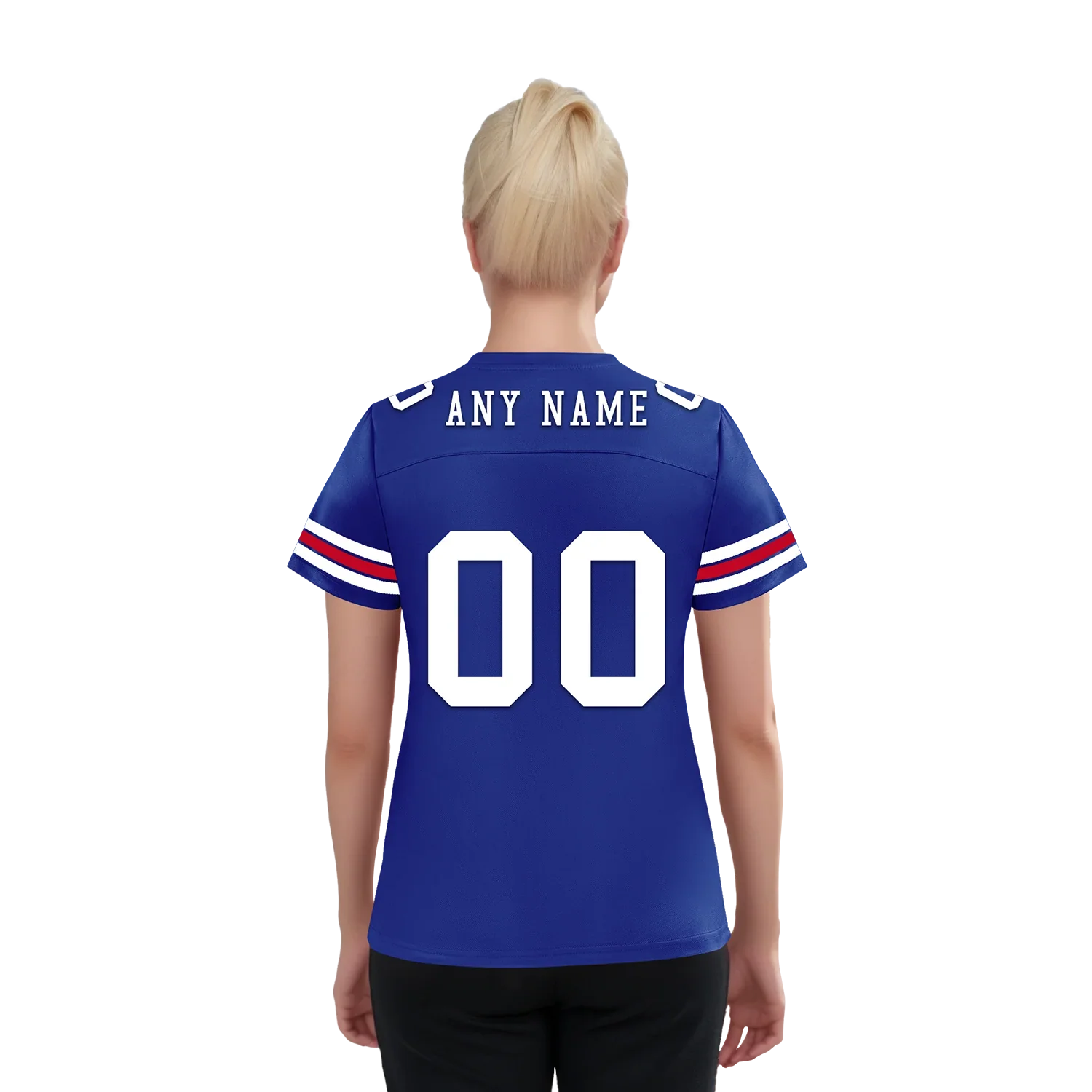 Custom Blue Classic Style Personalized Authentic Football Jersey FBJ02-bd0a70aa - Coolcustomize
