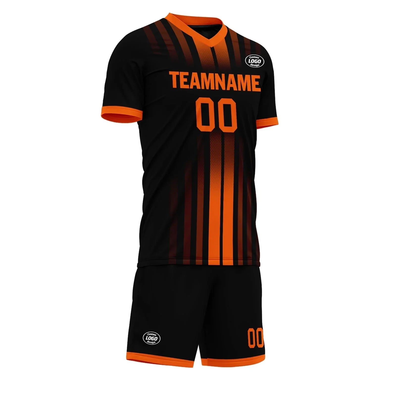 Custom Black Yellow Soccer Sets Jersey Personalized SCJ101-D020131-3 - Coolcustomize