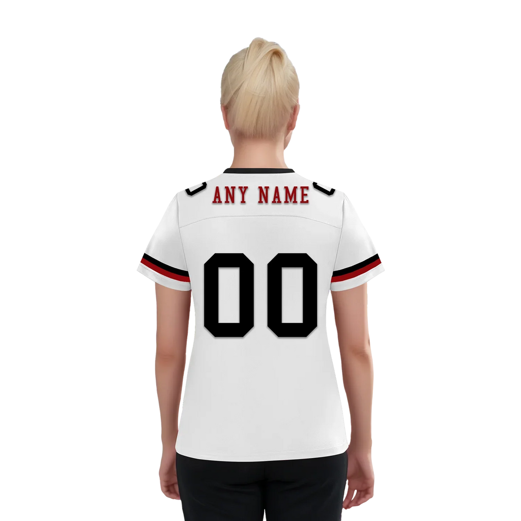 Custom White Black Classic Style Personalized Authentic Football Jersey FBJ02-bd0a700b - Coolcustomize