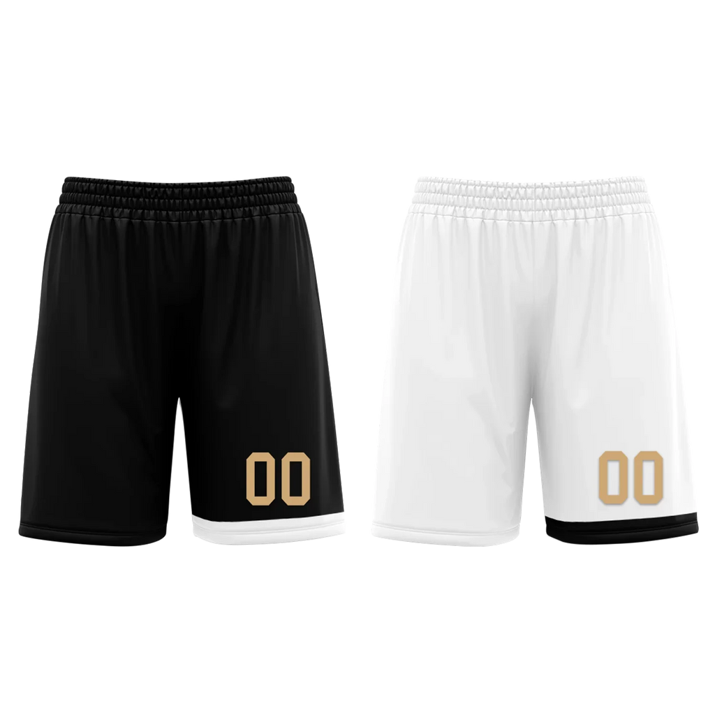Custom Black White Classic Style Reversible Basketball Uniform Personalized Ordinary BBJR-D017044 - Coolcustomize