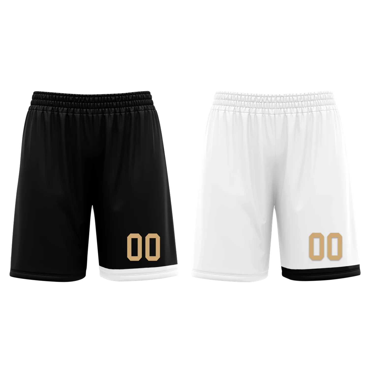 Custom Black White Classic Style Reversible Basketball Uniform Personalized Ordinary BBJR-D017044 - Coolcustomize