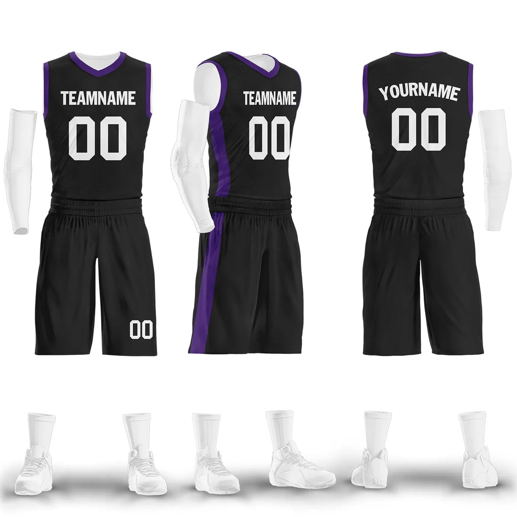 Custom Black Classic Style Sports Uniform Basketball Jersey BBJ01-bd0a70ce - Coolcustomize