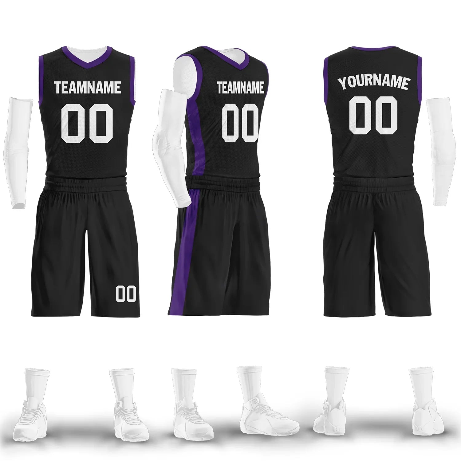 Custom Black Classic Style Sports Uniform Basketball Jersey BBJ01-bd0a70ce - Coolcustomize