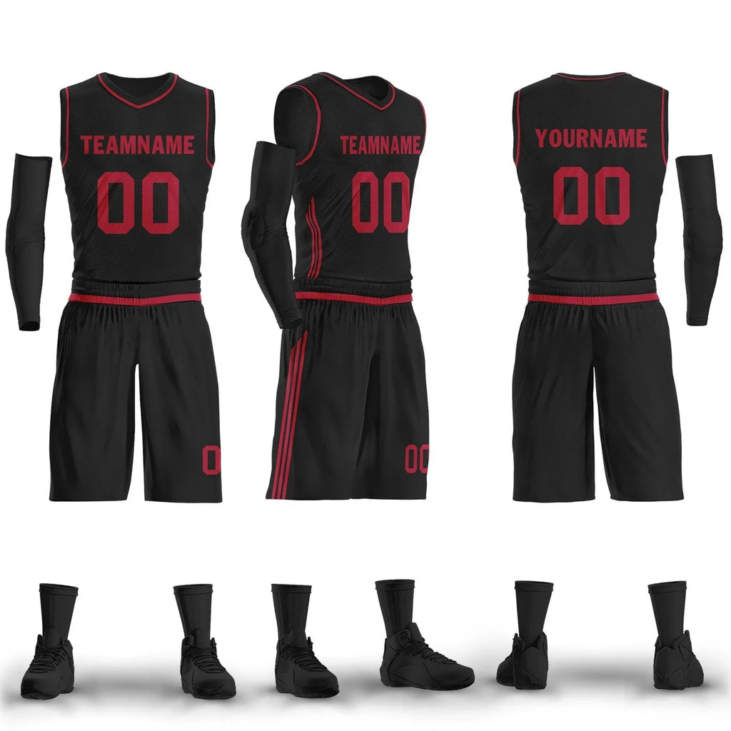 Custom Black Classic Style Sports Uniform Basketball Jersey BBJ01-D020105-4 - Coolcustomize