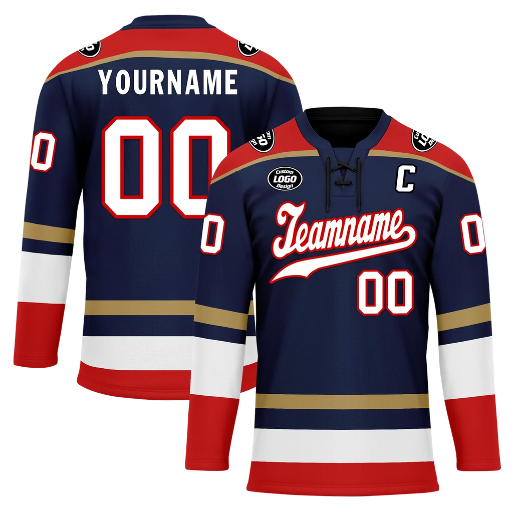 Custom Blue Red Personalized Hockey Jersey HCKJ01-D0a70af - Coolcustomize