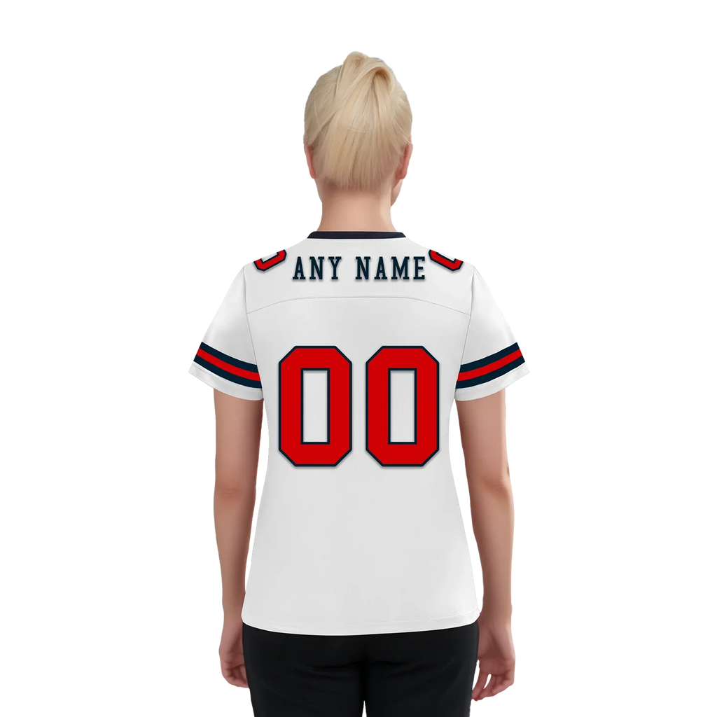 Custom White Classic Style Personalized Authentic Football Jersey FBJ02-bd0a70b7 - Coolcustomize