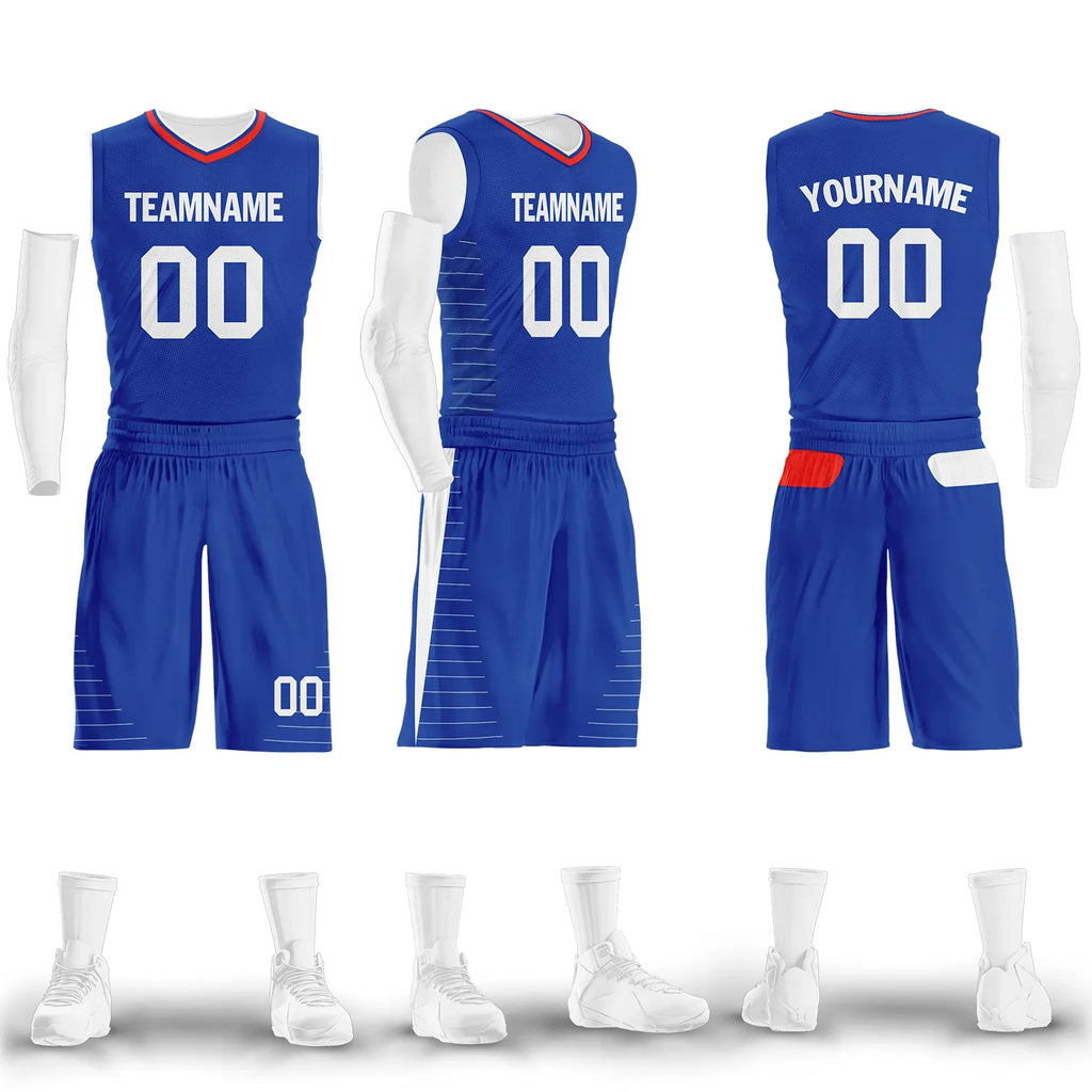 Custom Blue Classic Style Sports Uniform Basketball Jersey BBJ01-bd0a70ca - Coolcustomize