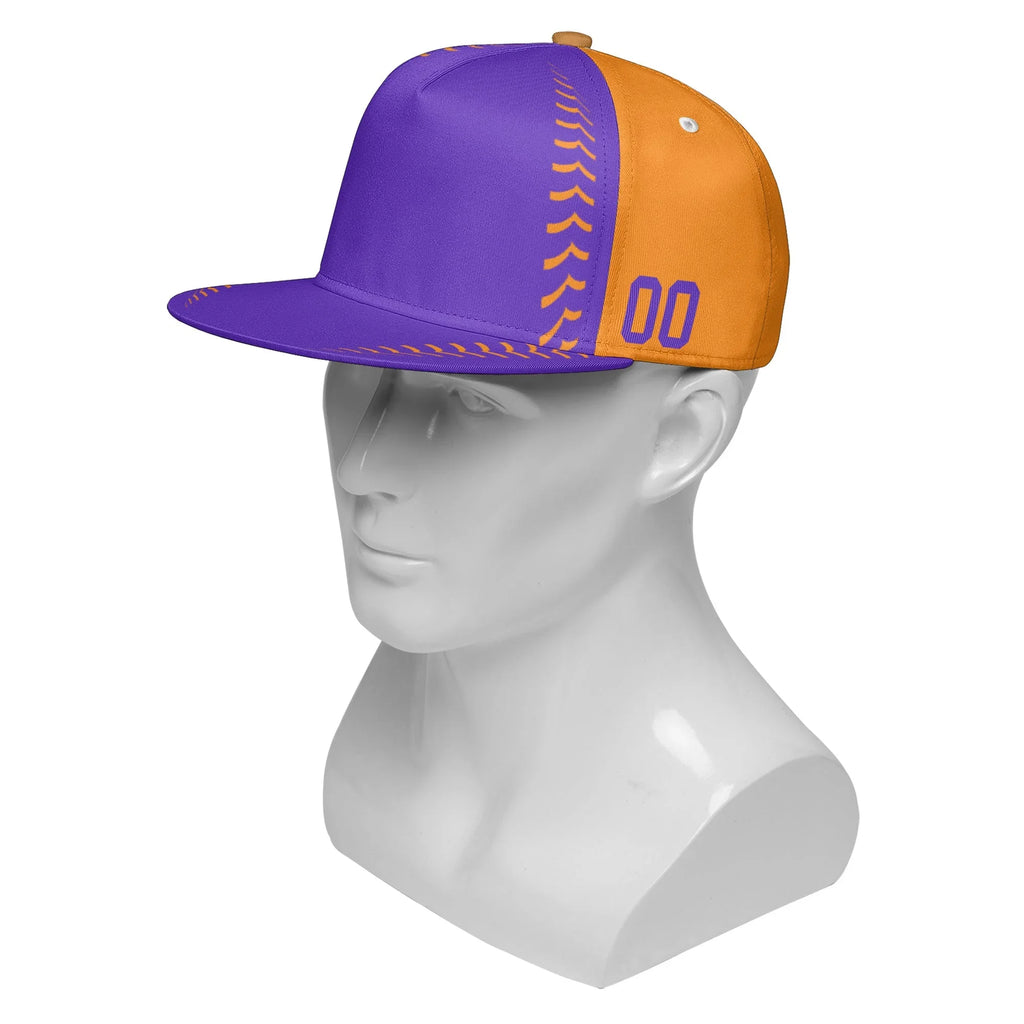 Custom Sport Design Hat Stitched Adjustable Snapback Personalized Baseball Cap PR067B-bd0b00d9-cb - Coolcustomize
