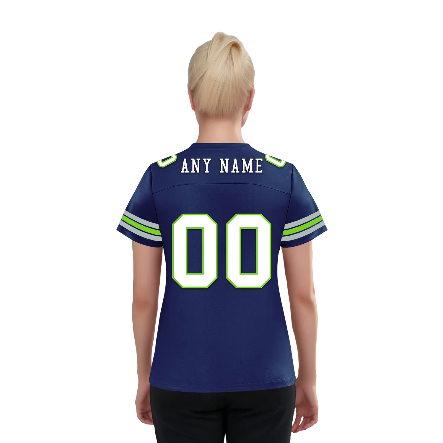 Custom Blue Classic Style Personalized Authentic Football Jersey FBJ02-bd0a70ad - Coolcustomize