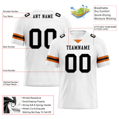 Custom White Classic Style Personalized Authentic Football Jersey FBJ02-bd0a70b9