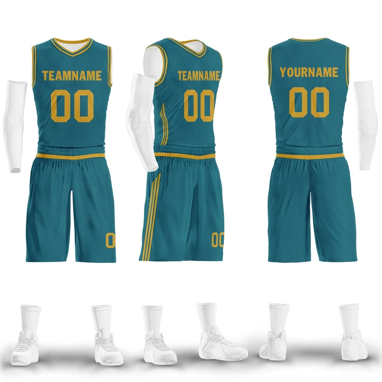 Custom Green Classic Style Sports Uniform Basketball Jersey BBJ01-D020105-13 - Coolcustomize