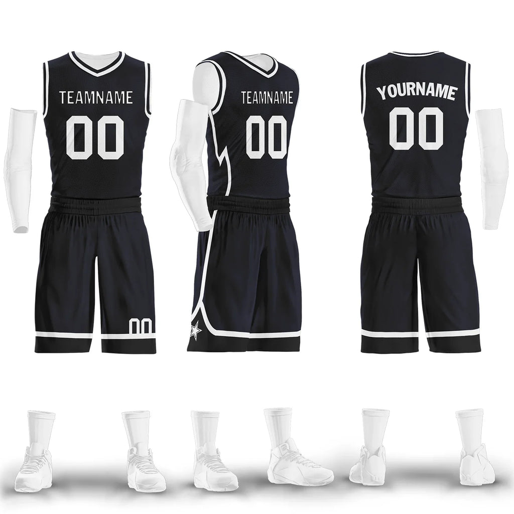 Custom Black Classic Style Sports Uniform Basketball Jersey BBJ01-bd0a70ef - Coolcustomize