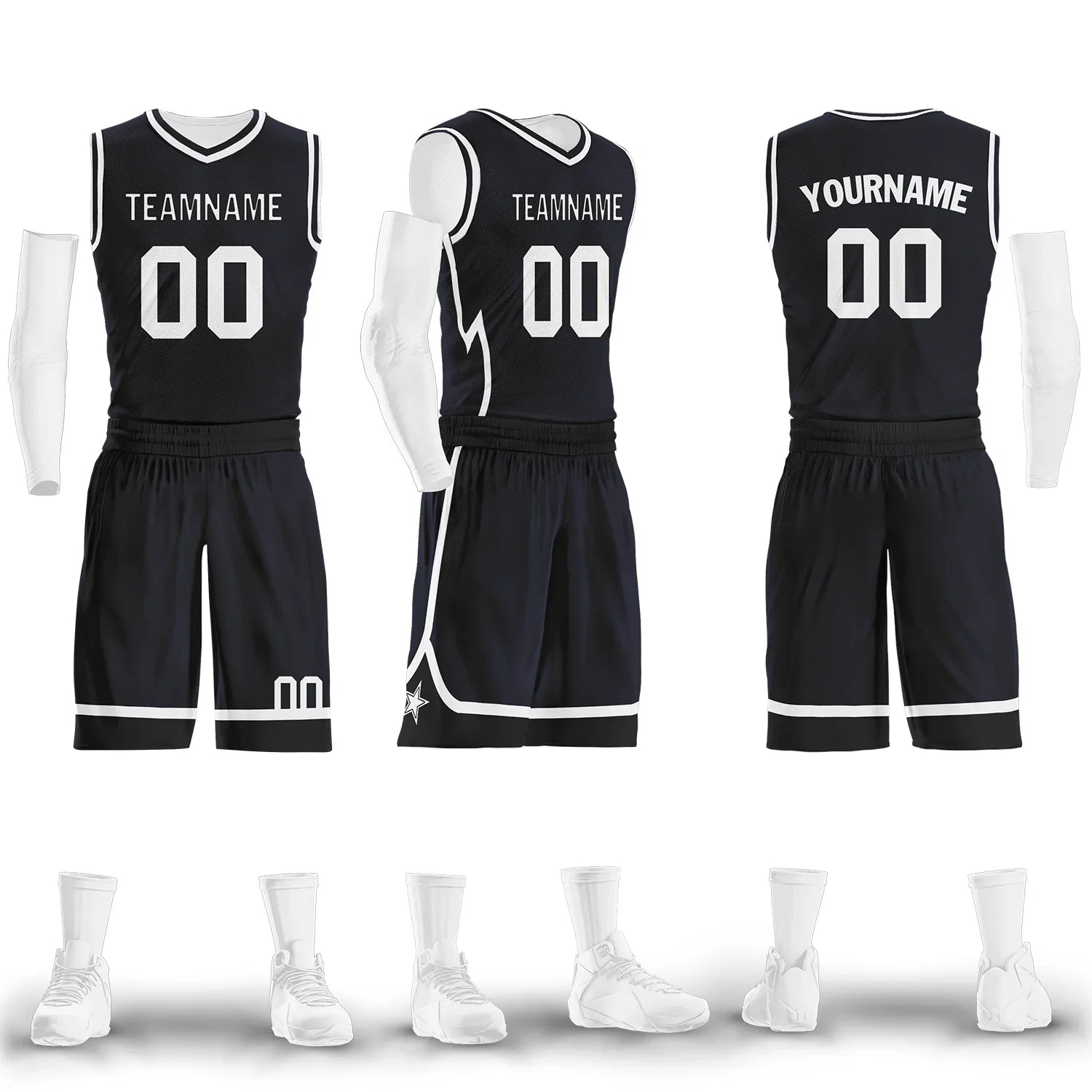 Custom Black Classic Style Sports Uniform Basketball Jersey BBJ01-bd0a70ef - Coolcustomize