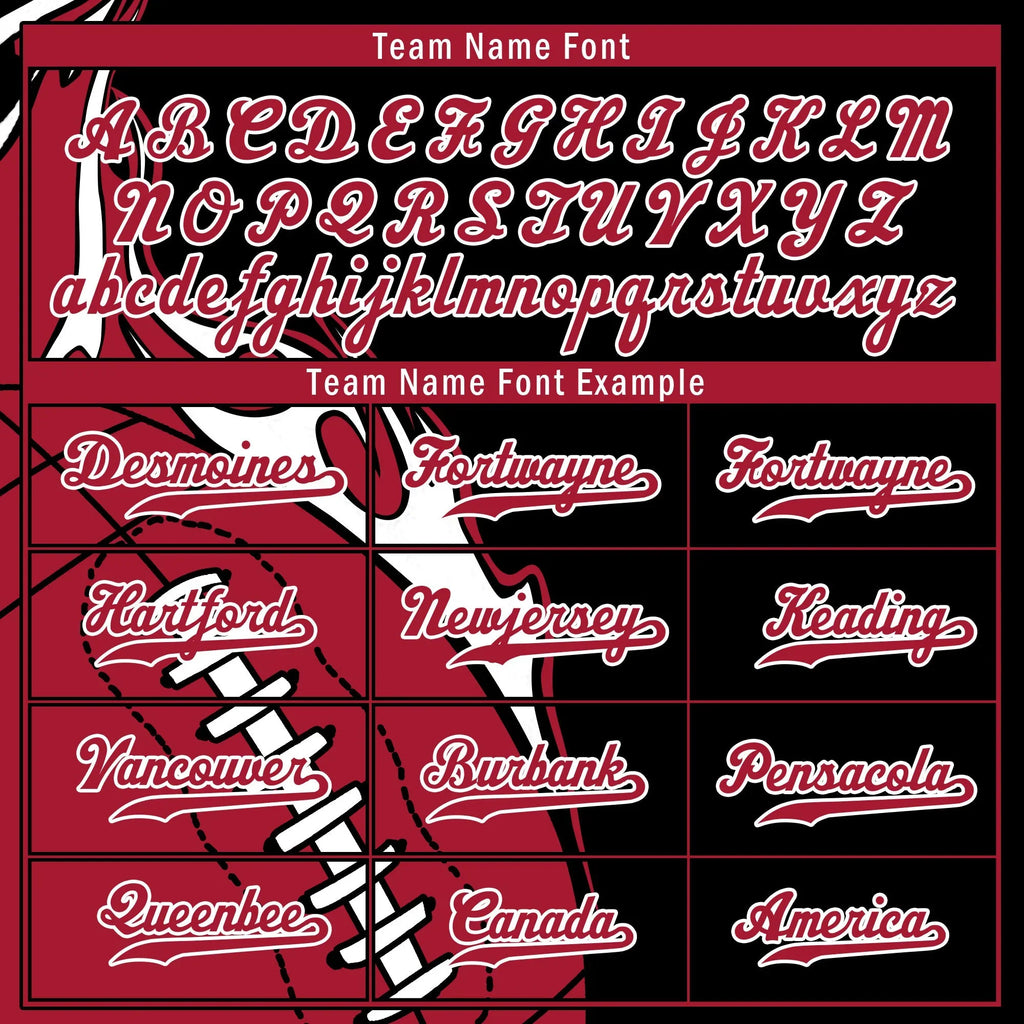 Custom Black Red Classic Style Personalized Authentic Baseball Jersey UN002-D0b0a00-d - Coolcustomize