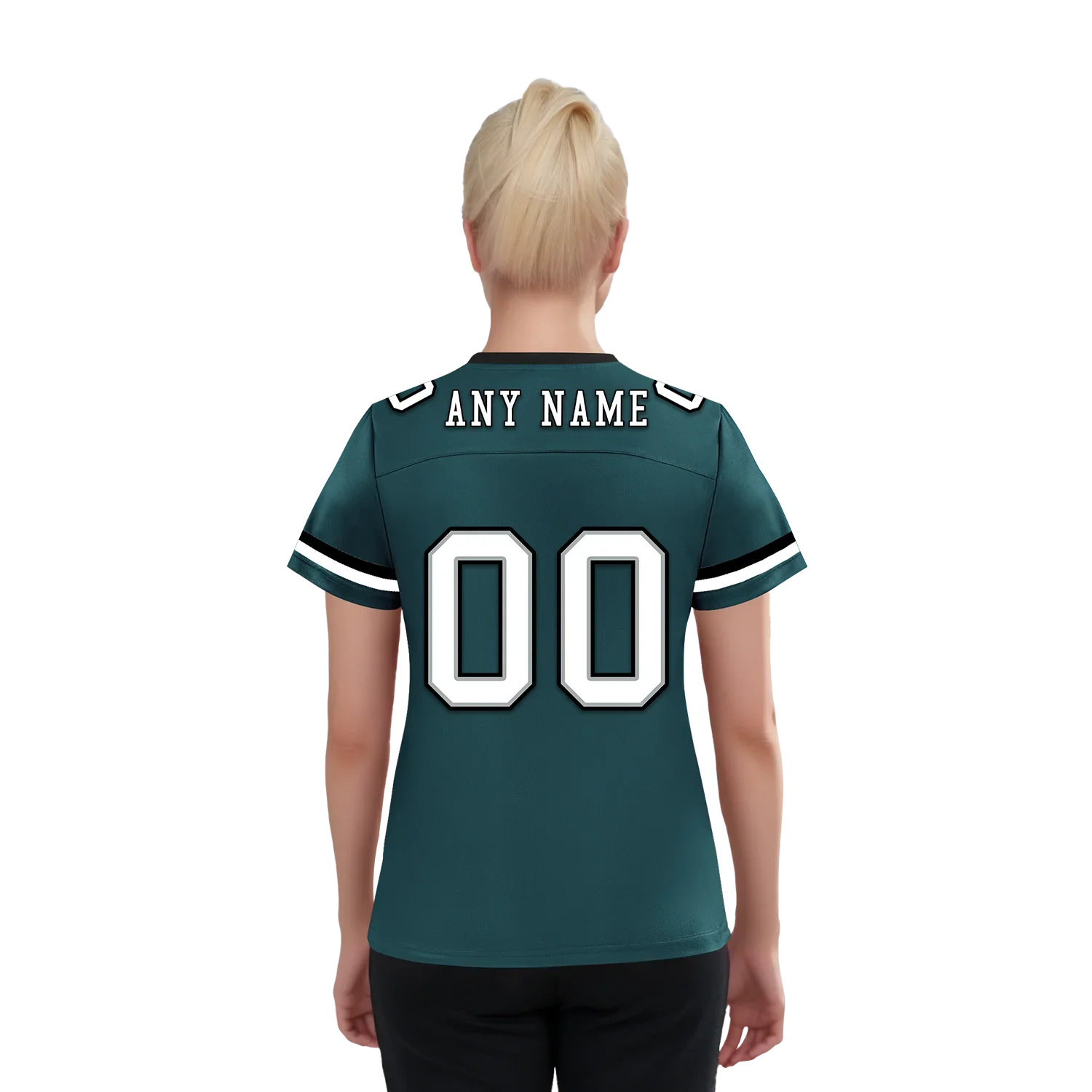 Custom Cyan Classic Style Personalized Authentic Football Jersey FBJ02-bd0a70ab - Coolcustomize